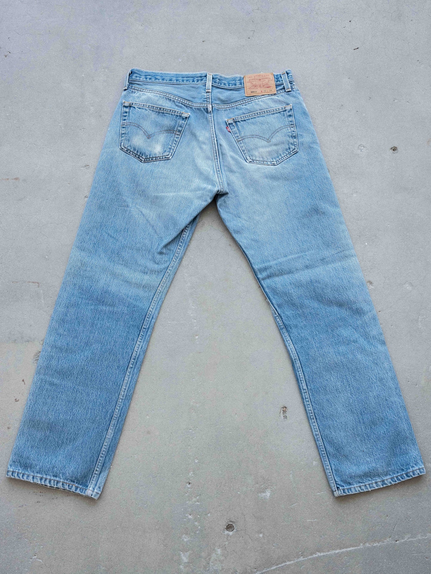 1990’s Lightly Painted and Whiskered Levi’s 501 35W
