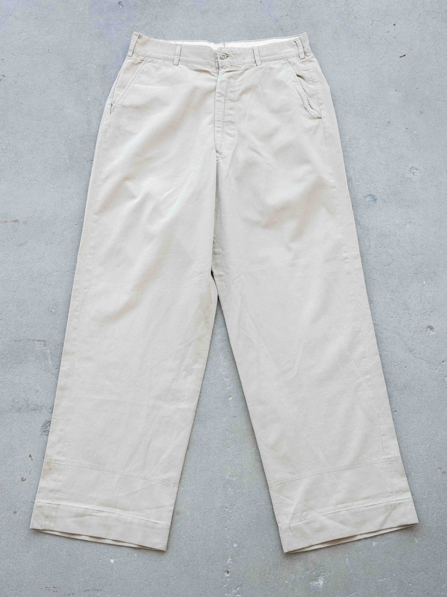 1950’s/1960’s USAF Wide-leg Khaki Chinos 33W