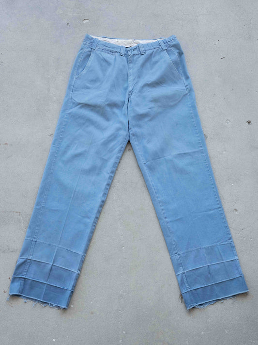 1960’s Blue Released Hem Chinos 31W