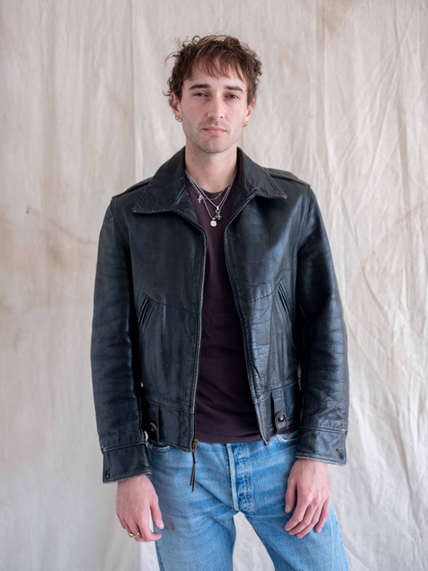 1950’s California Horsehide Two Pocket Moto Jacket