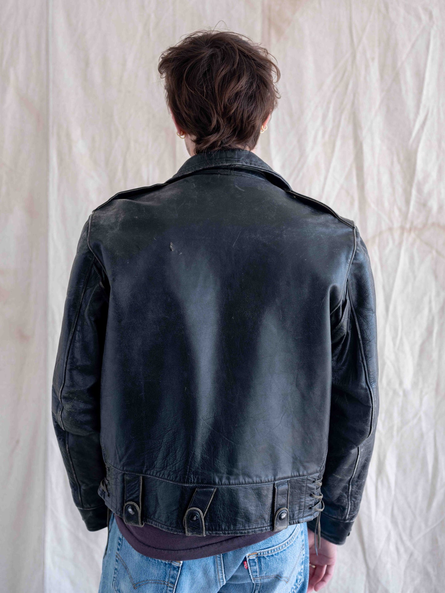1950’s California Horsehide Two Pocket Moto Jacket