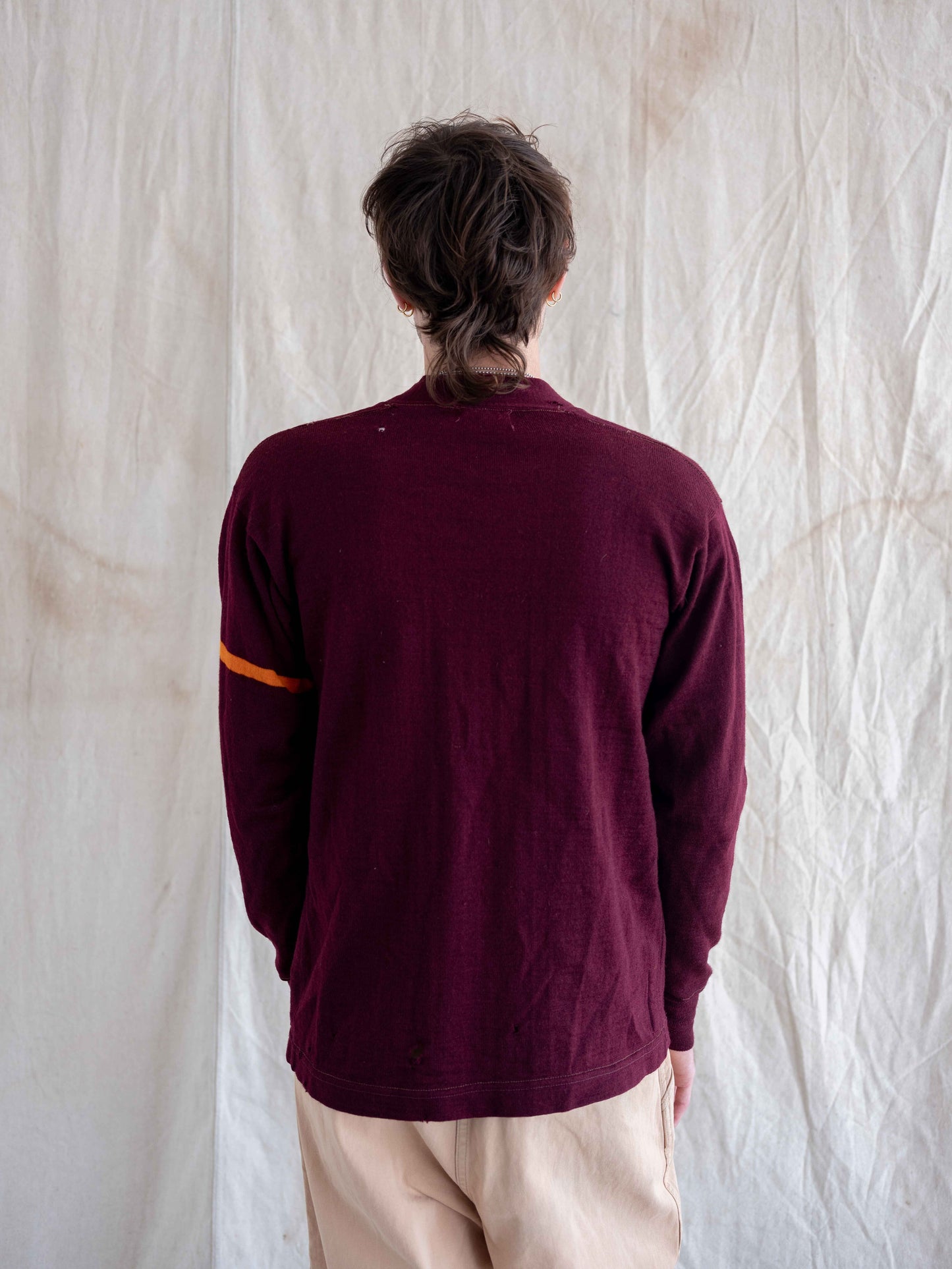 1940’s Champion Running Man Maroon Cardigan