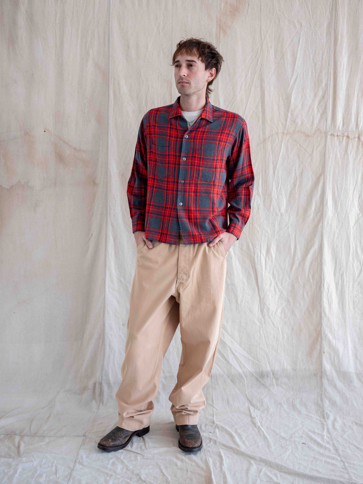 1950’s Rayon/Cotton Shirt by Squire Casuals