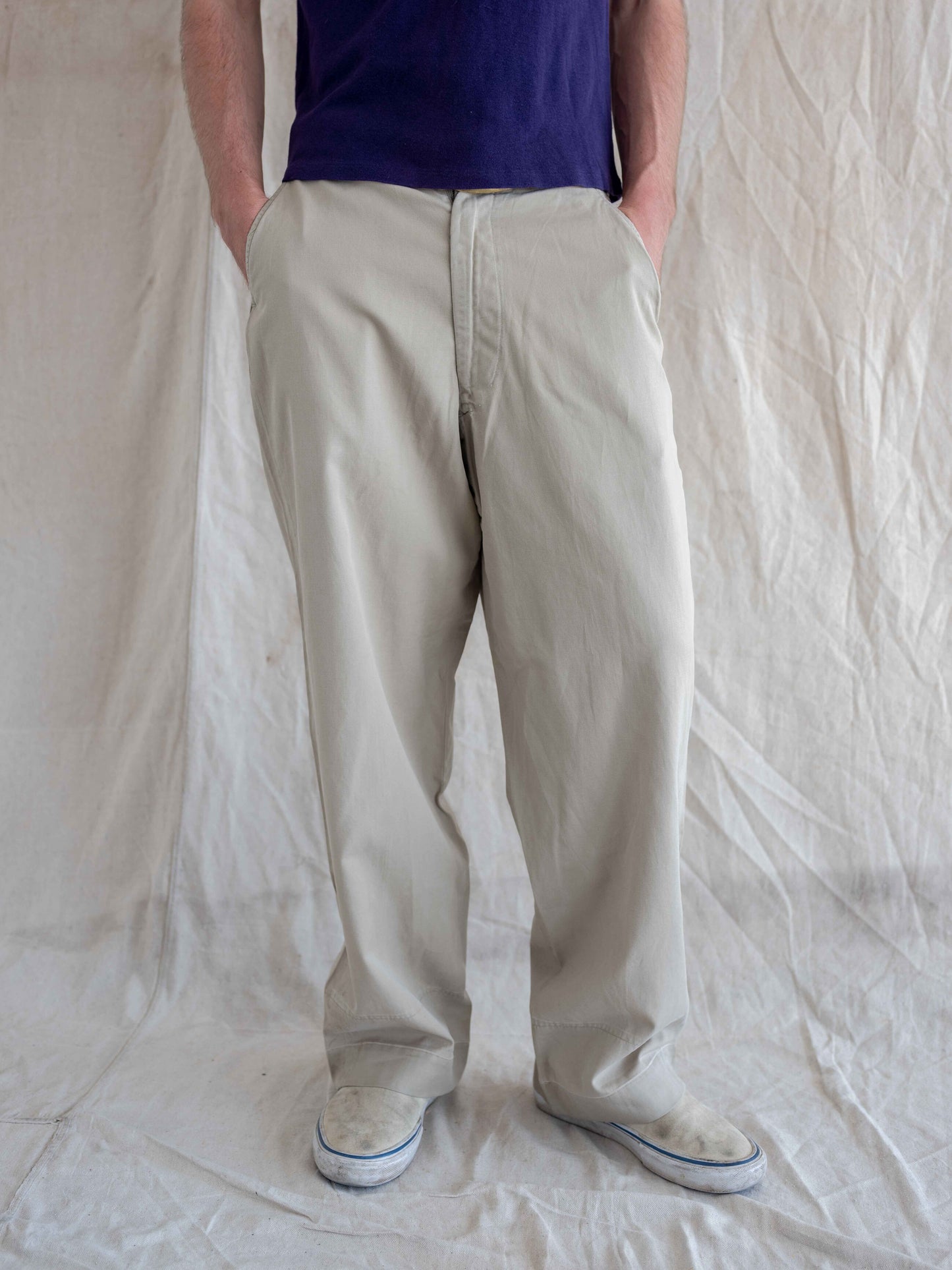 1950’s/1960’s USAF Wide-leg Khaki Chinos 33W