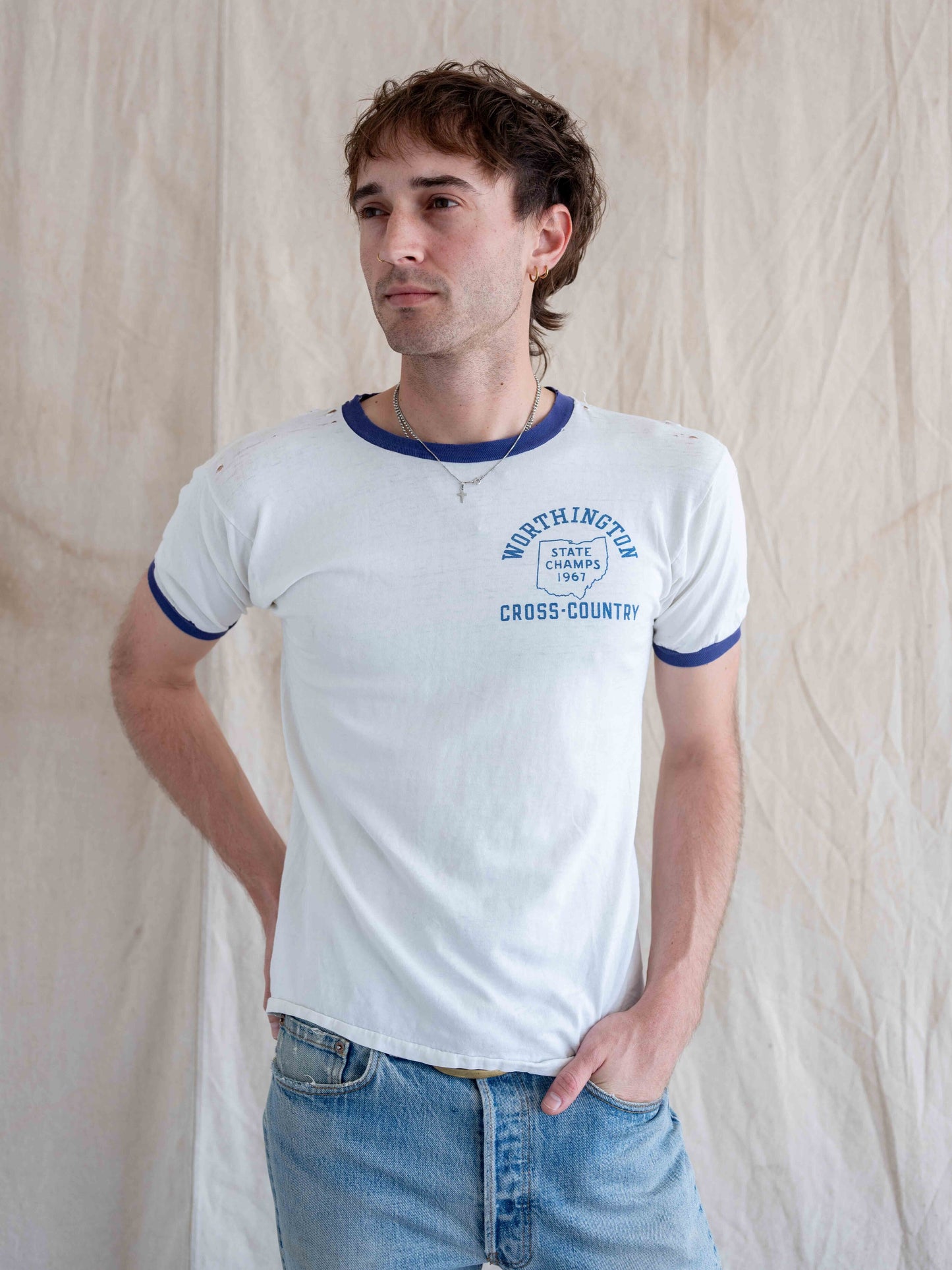 1960’s Champion Running Man 1967 State Champs T-Shirt
