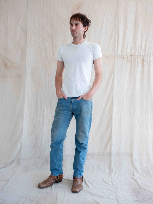 1980’s Light and Dirty Levi’s 501 Redlines 34W