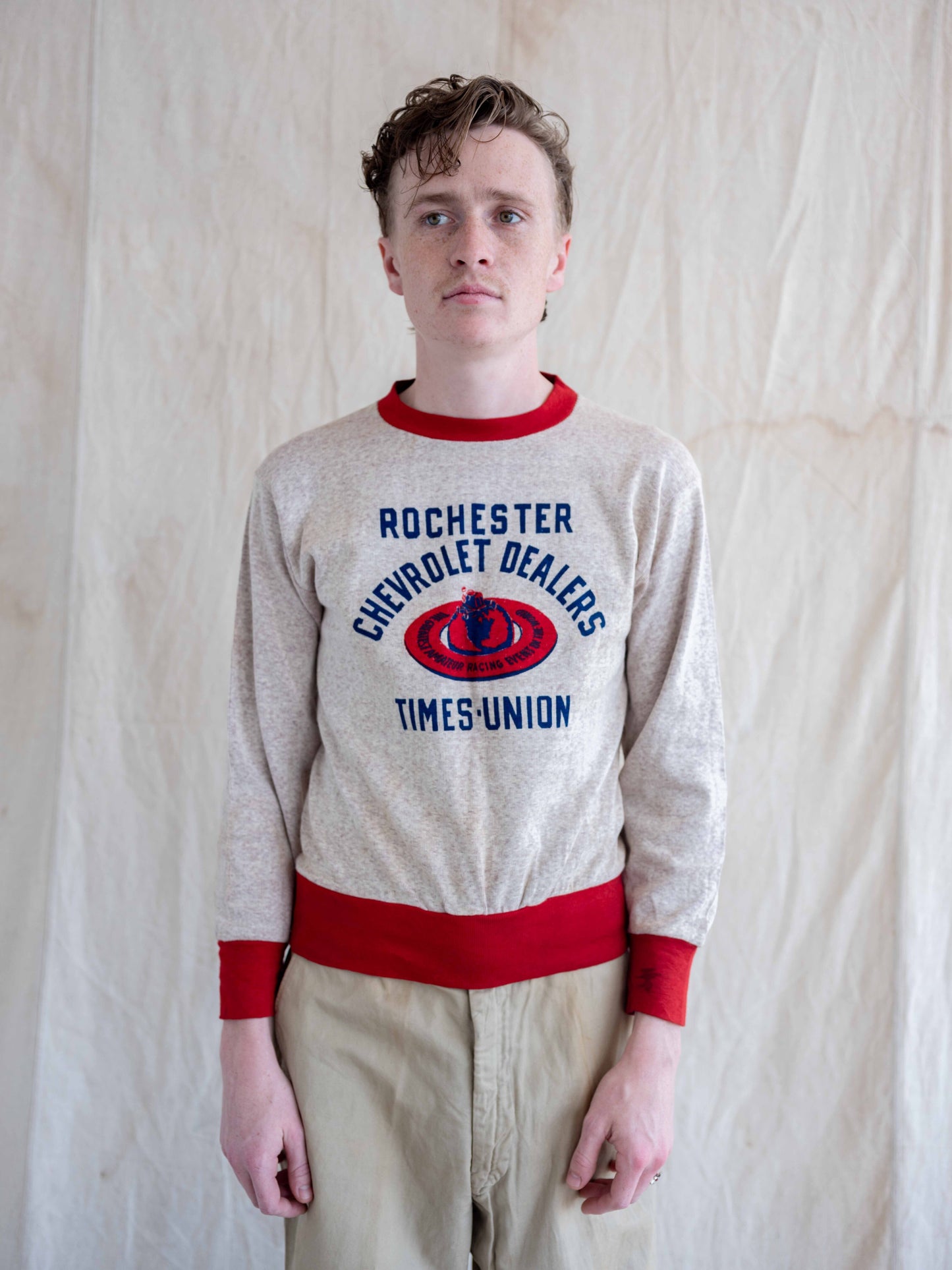 1950’s Champion Running Man Rochester Chevy Dealers Sweat