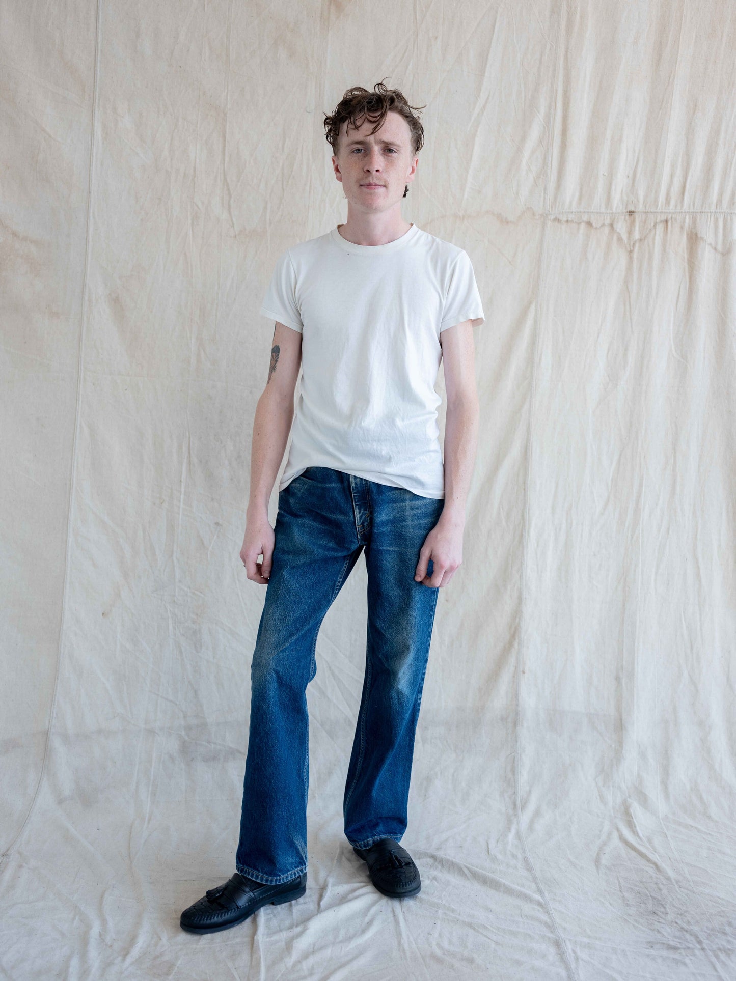 1980’s/1990/s Dark Levi’s 517 with Whiskering 32W