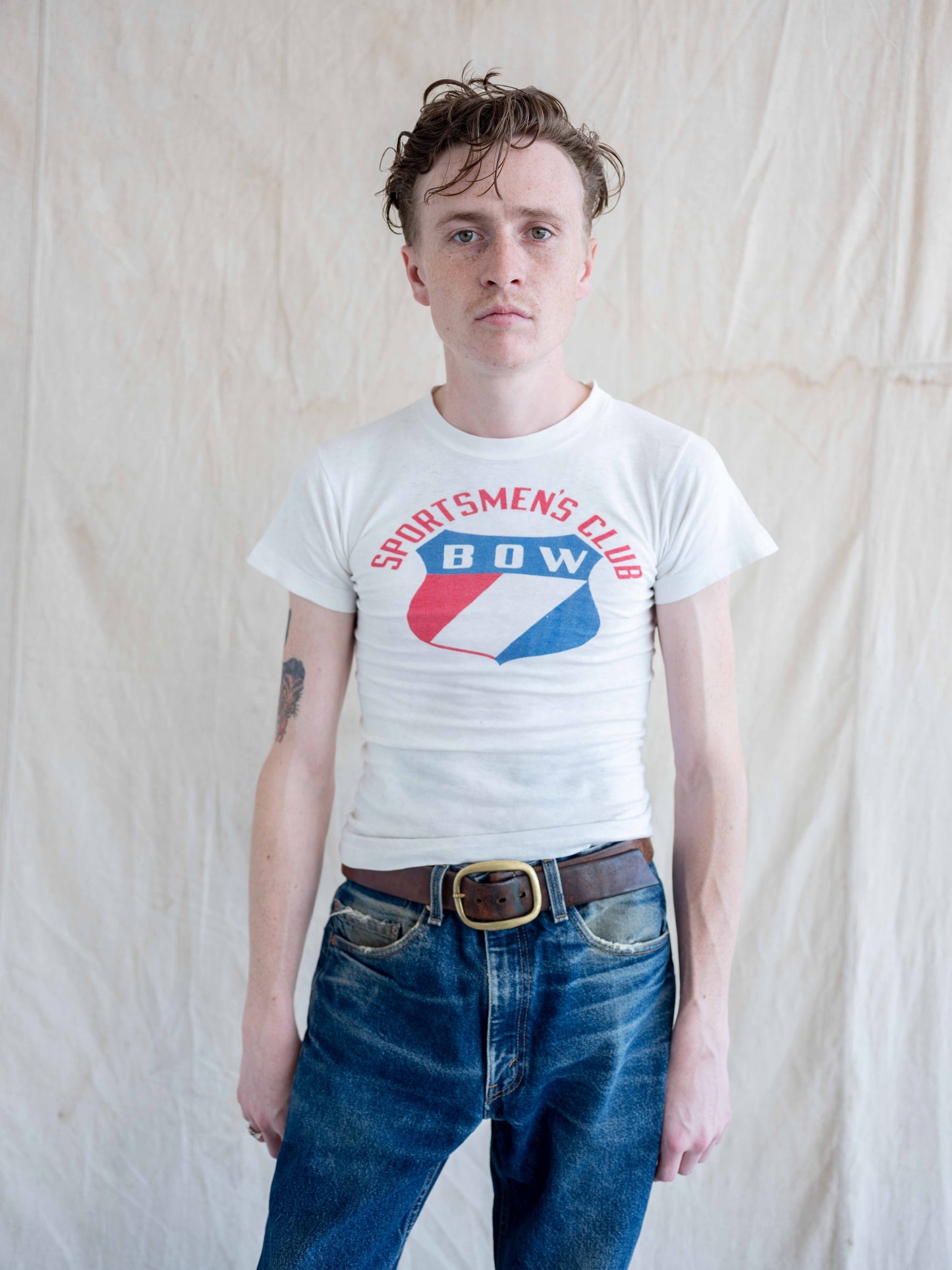 1950’s Champion Running Man Sportsmen’s Club Baby Tee