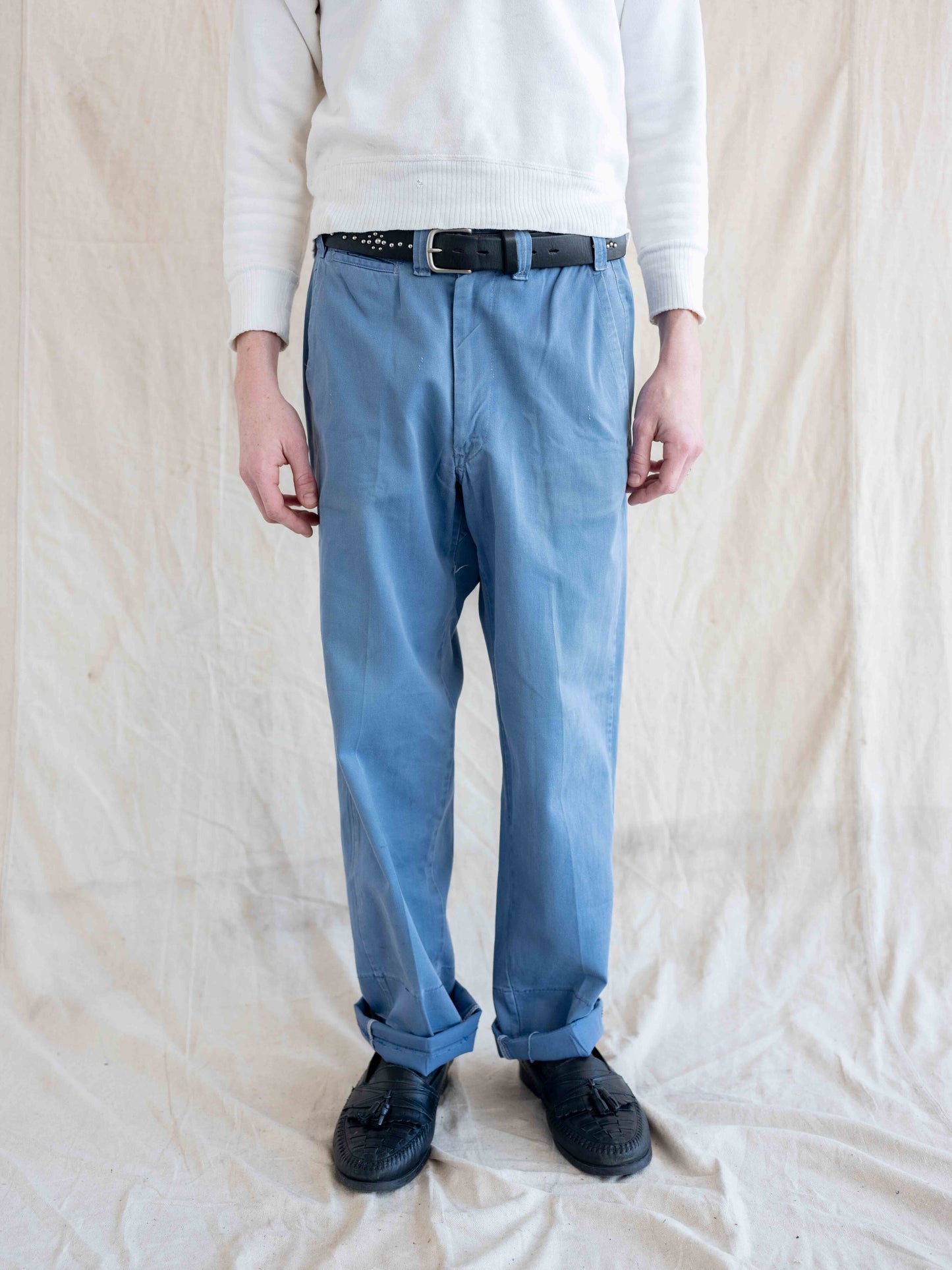 1960’s Blue Released Hem Chinos 31W