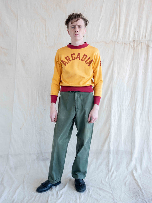 1960’s Green Distressed Chinos 33W