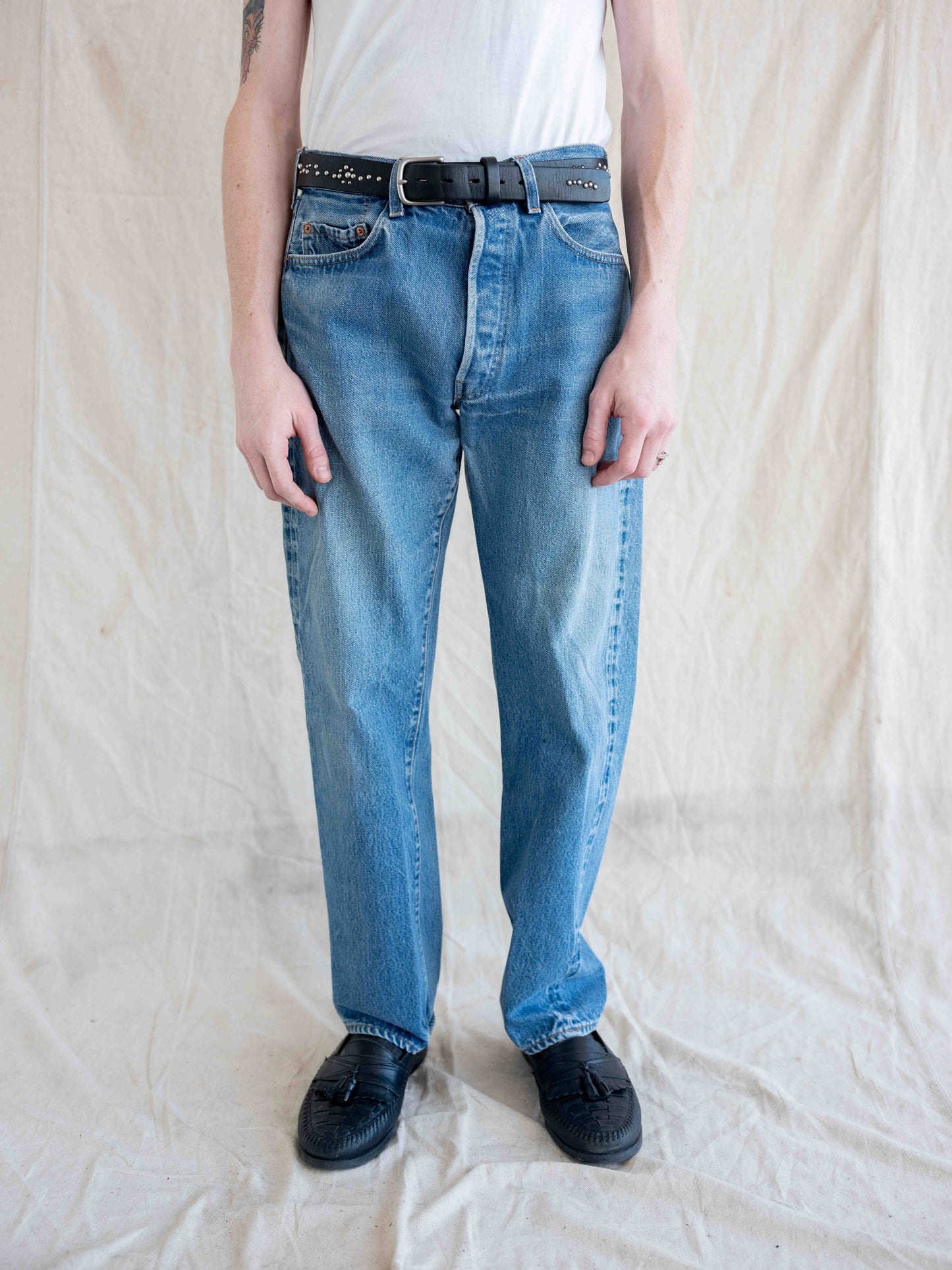 1980’s Classic midwash Levi’s 501 Redlines 32W