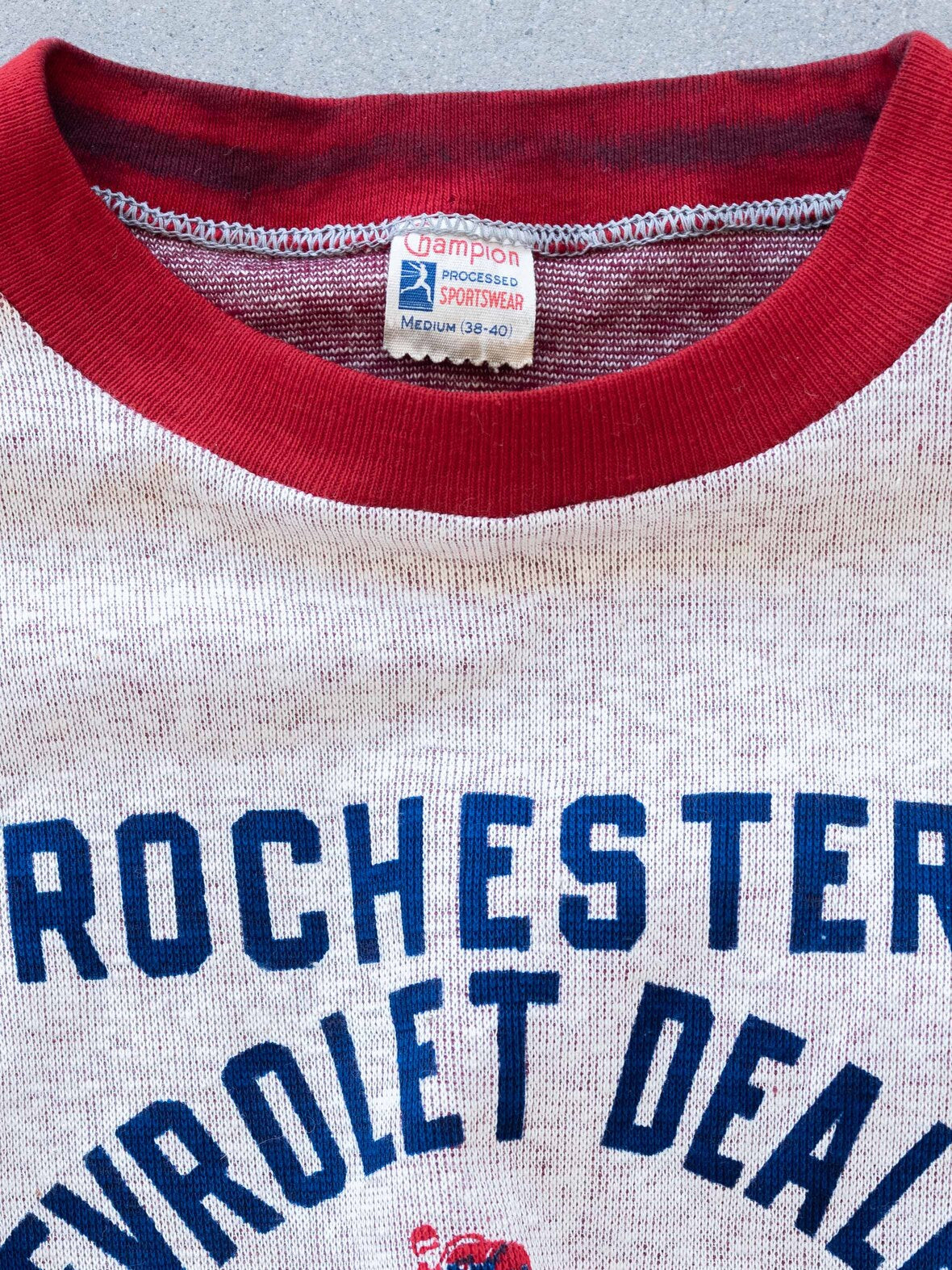 1950’s Champion Running Man Rochester Chevy Dealers Sweat