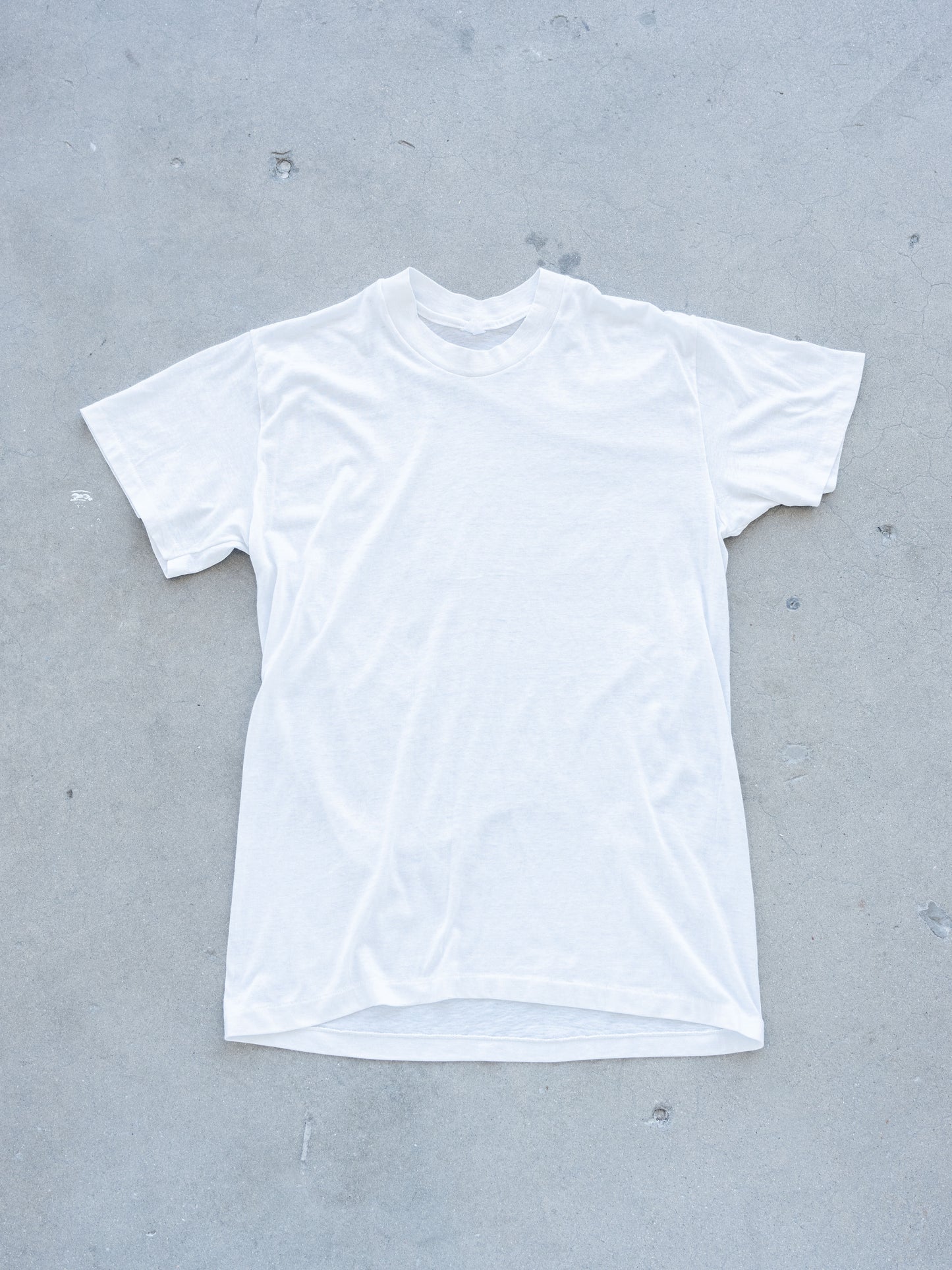 1970’s Sheer White Blank