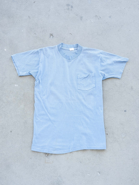 1970’s Powder Blue Pocket Tee