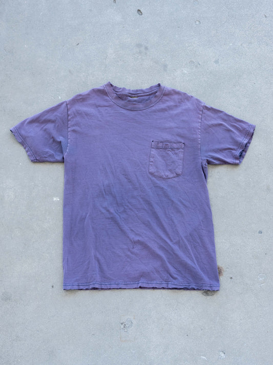 1990’s Faded and Distressed Purple Pocket Tee