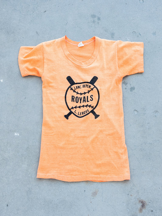 1960’s Orange Little League Baby Tee