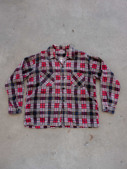 1950’s/1960’s “Cooper’s” Printed Flannel Loop Collar Shirt