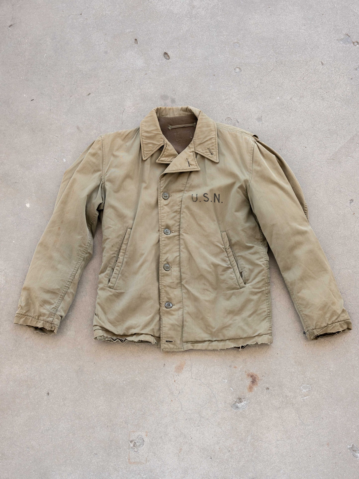 1940’s/1950’s USN Jacket with Front Stencil and Character