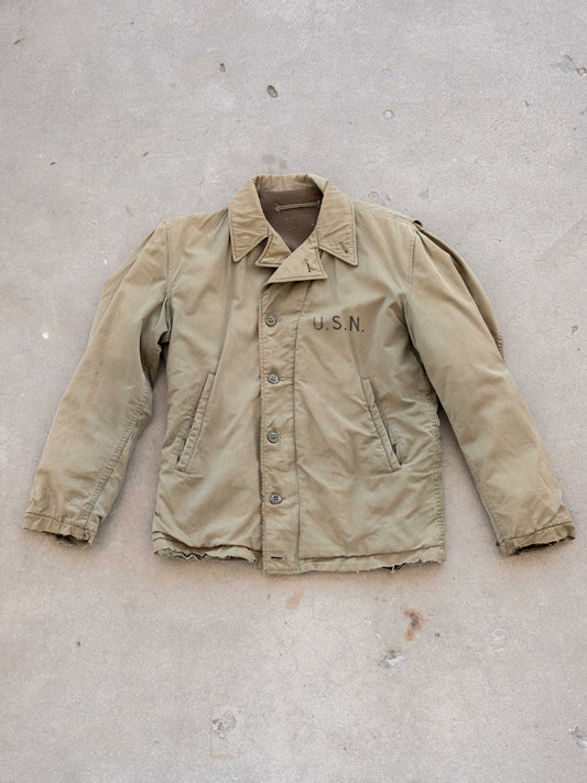 1940’s/1950’s USN Jacket with Front Stencil and Character