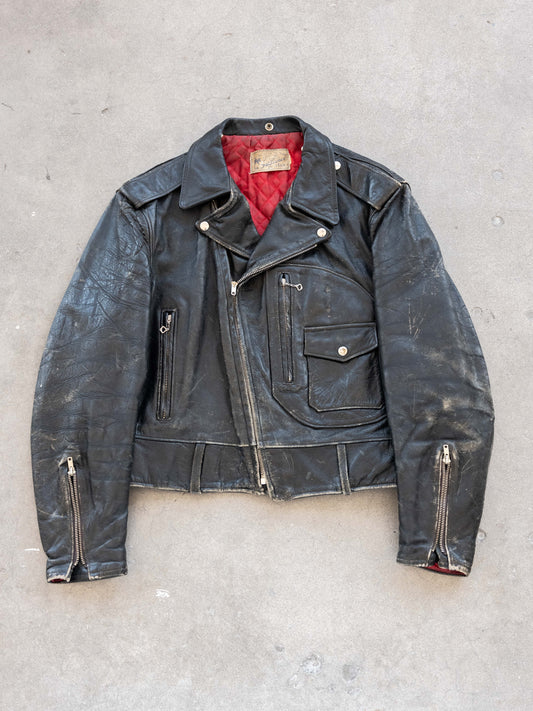1950’s/1960’s Hercules by Sears Moto Jacket with Great Wear