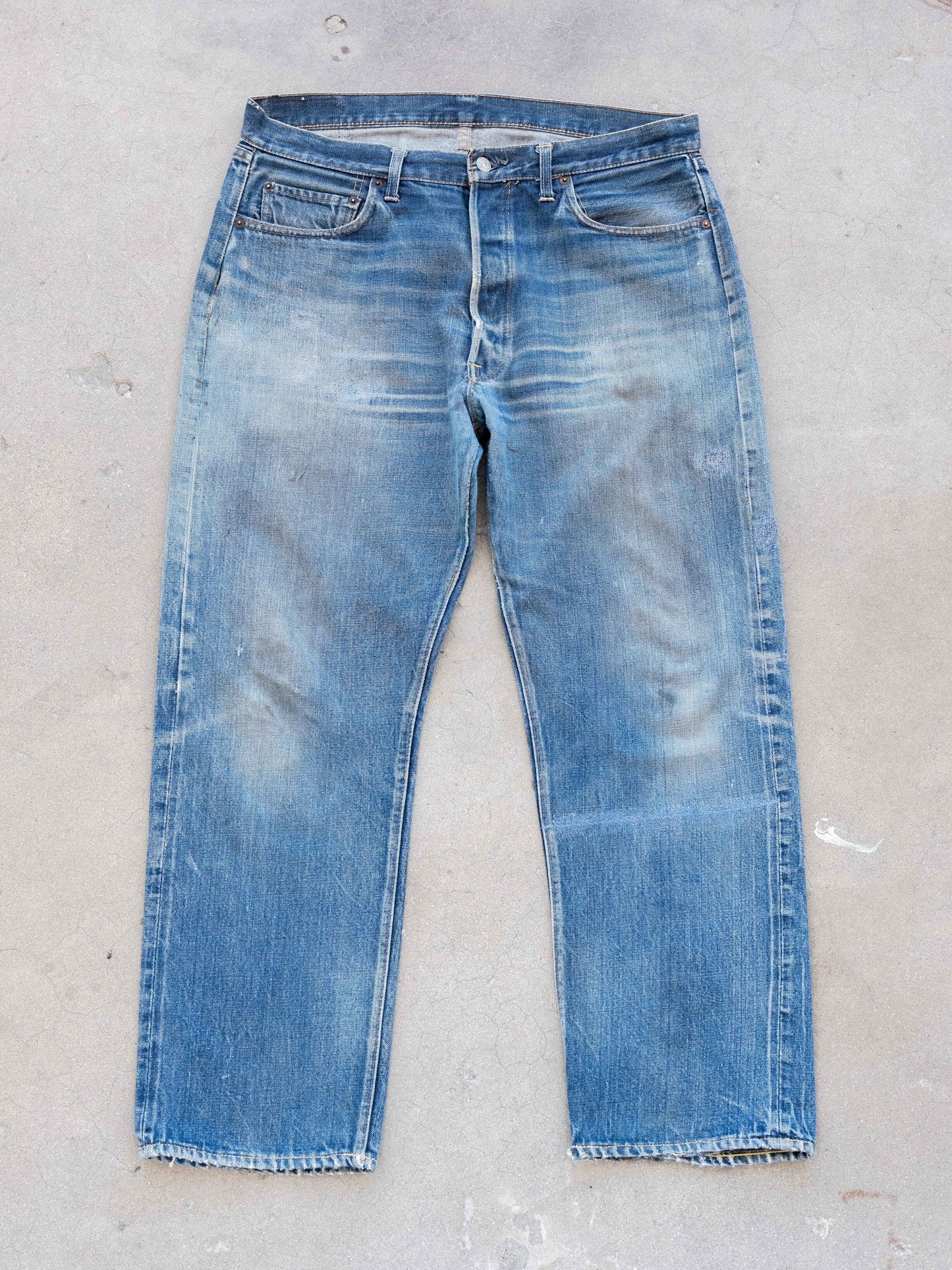 1960’s Big E 501s with Great Whiskering and Repairs 37W