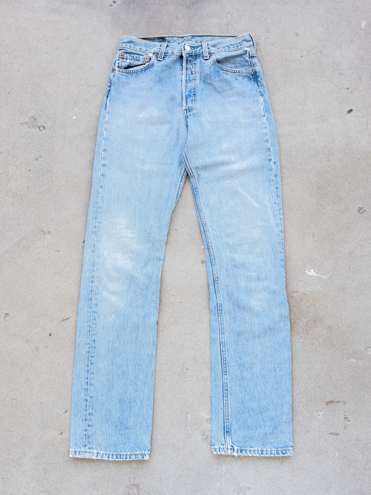 1990’s Levi’s 501s in a Lightwash 29W