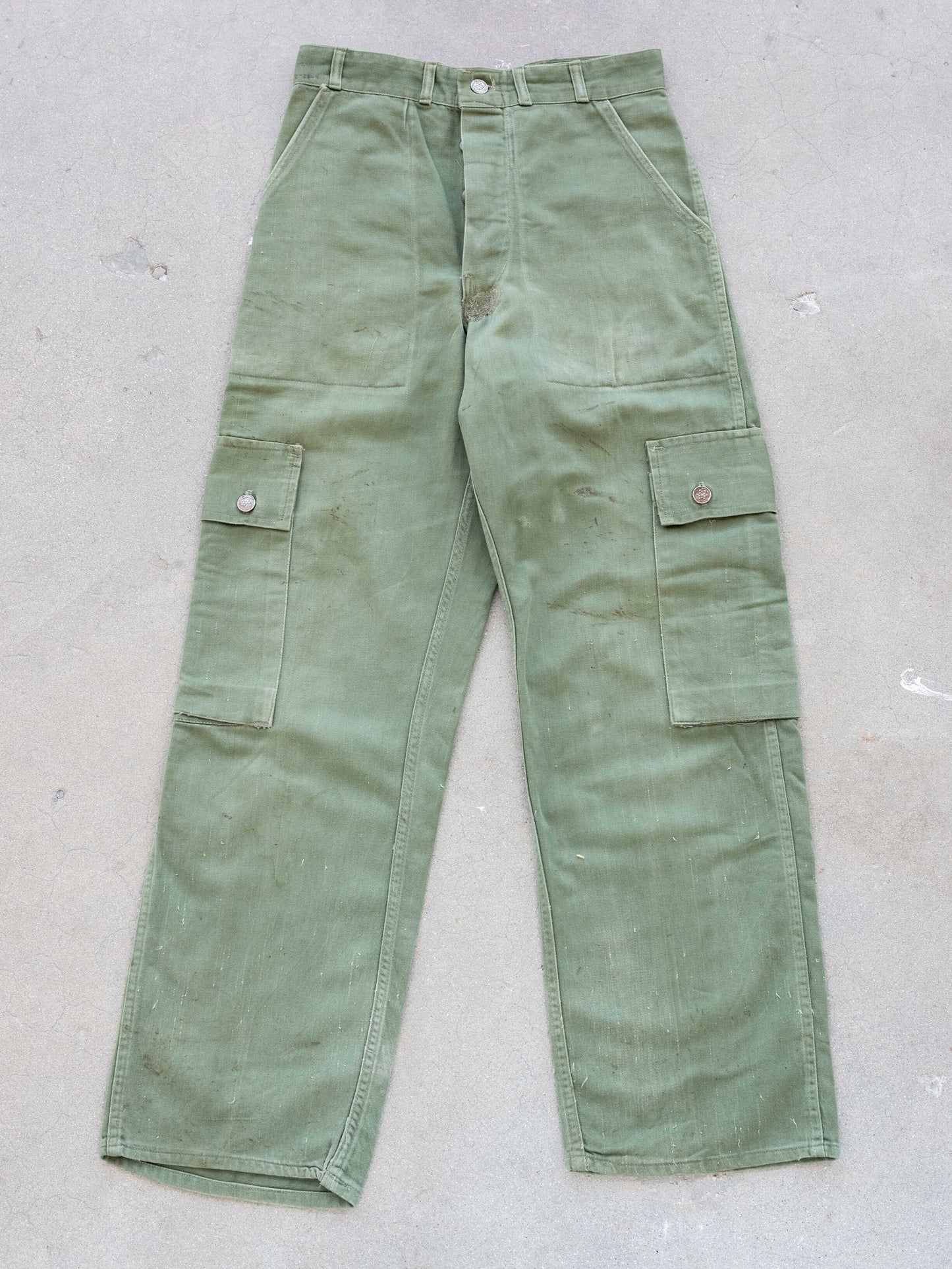 1950’s/1960’s 13 Star Military Cargo Pants 28W