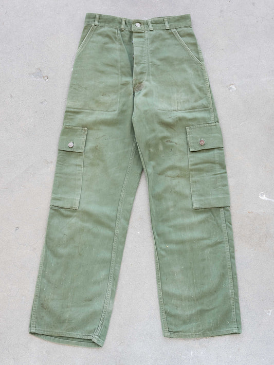 1950’s/1960’s 13 Star Military Cargo Pants 28W