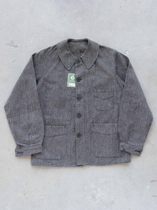 1950's Deadstock Salt and Pepper French Chore Jacket
