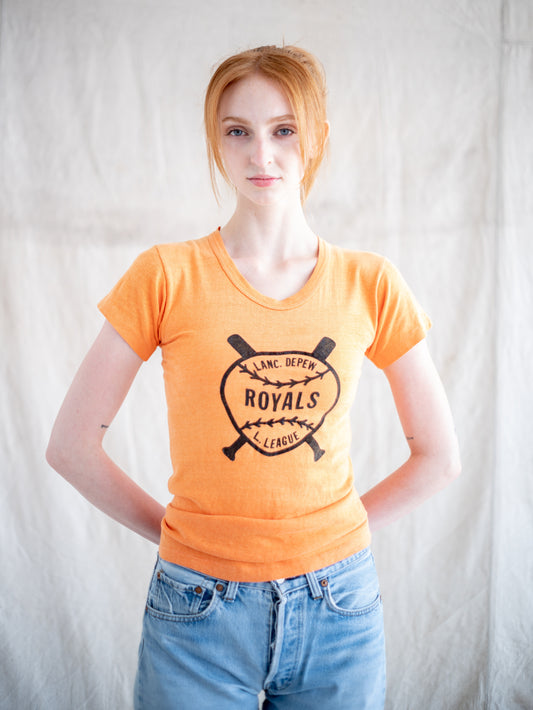 1960’s Orange Little League Baby Tee