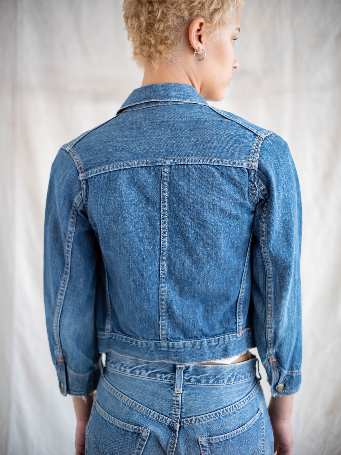 1950’s/1960’s Test Two Pocket jacket with Pink Stitching