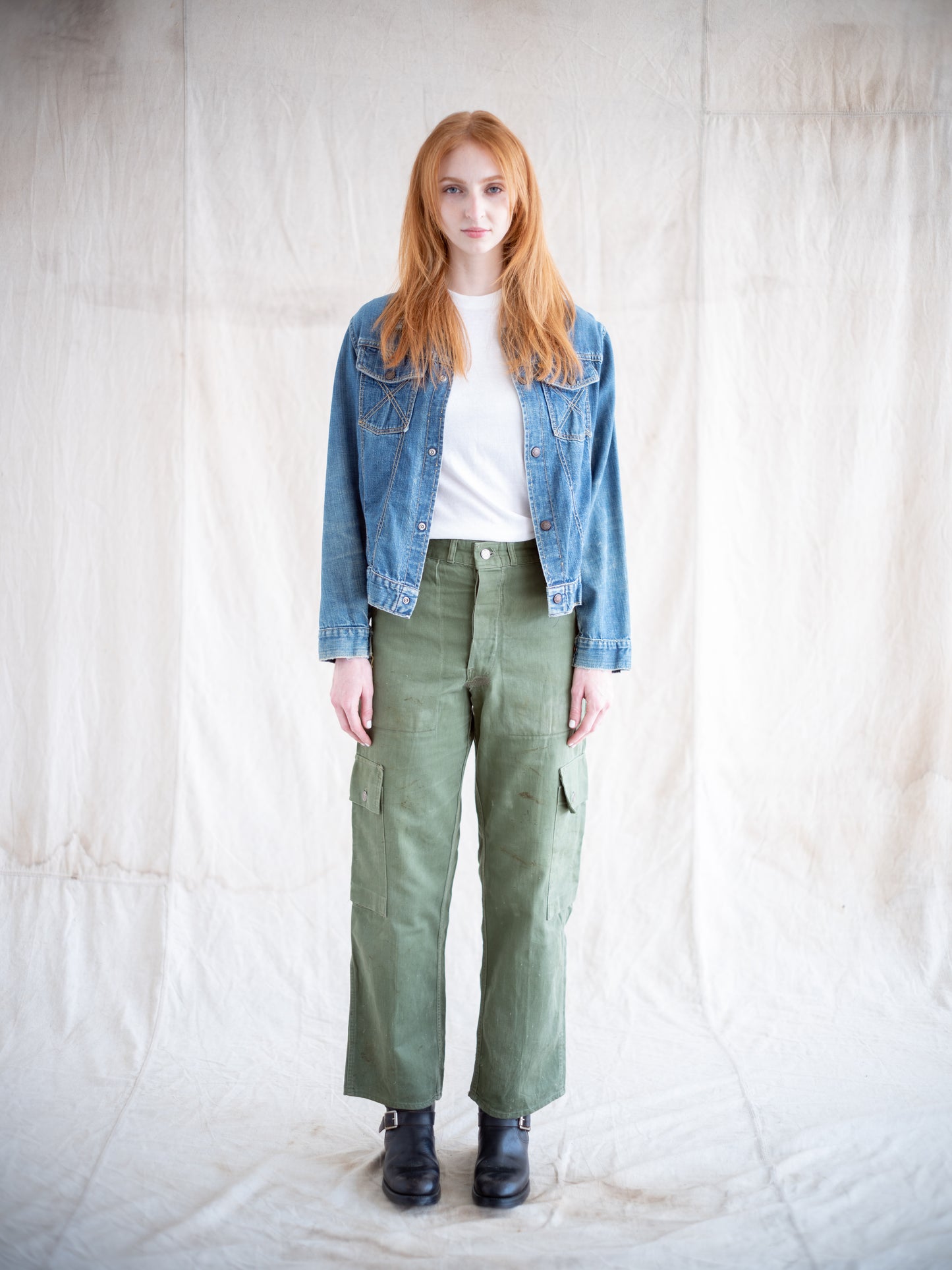 1950’s/1960’s 13 Star Military Cargo Pants 28W