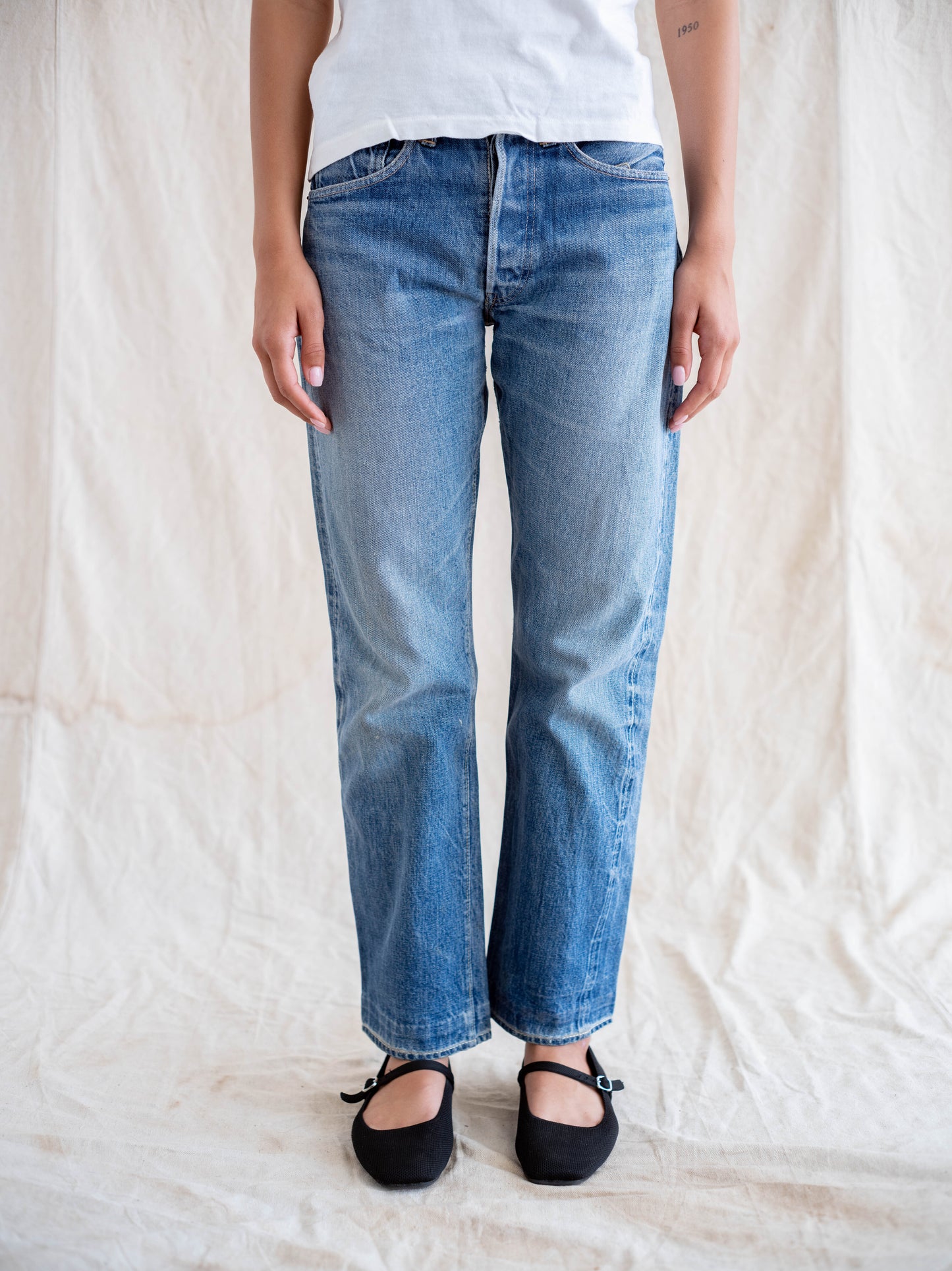 1960’s Levi’s Hidden Rivet 501s in Classic Wash 28W