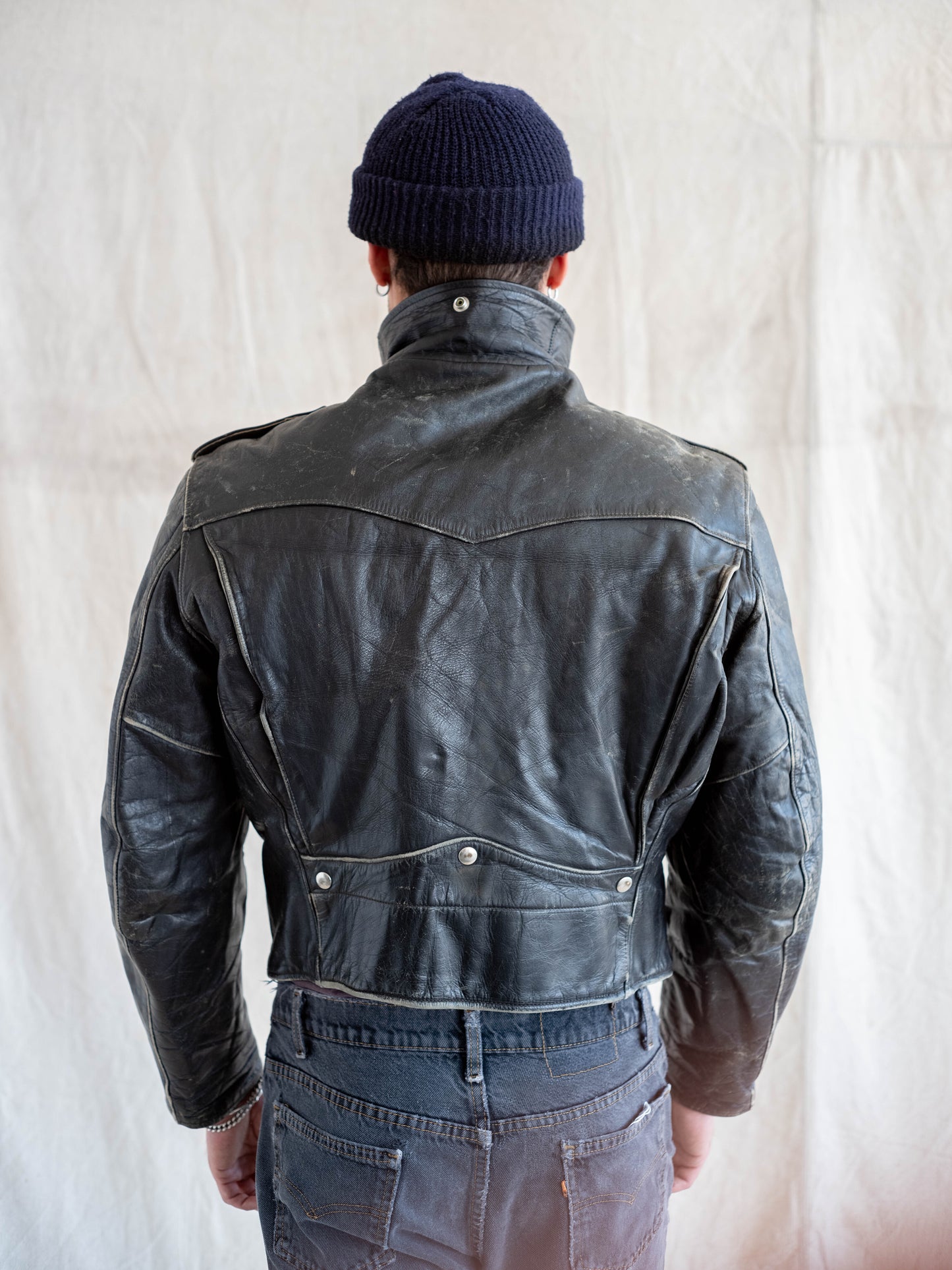 1950’s/1960’s Hercules by Sears Moto Jacket with Great Wear