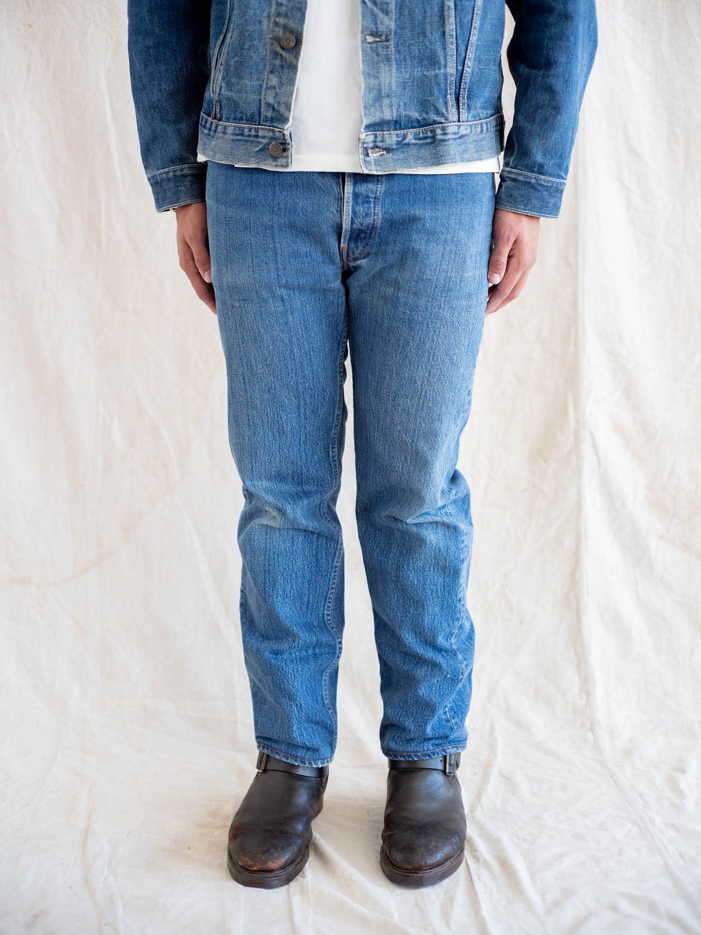 1980’s Levi’s 501xx Dark Midwash 34W