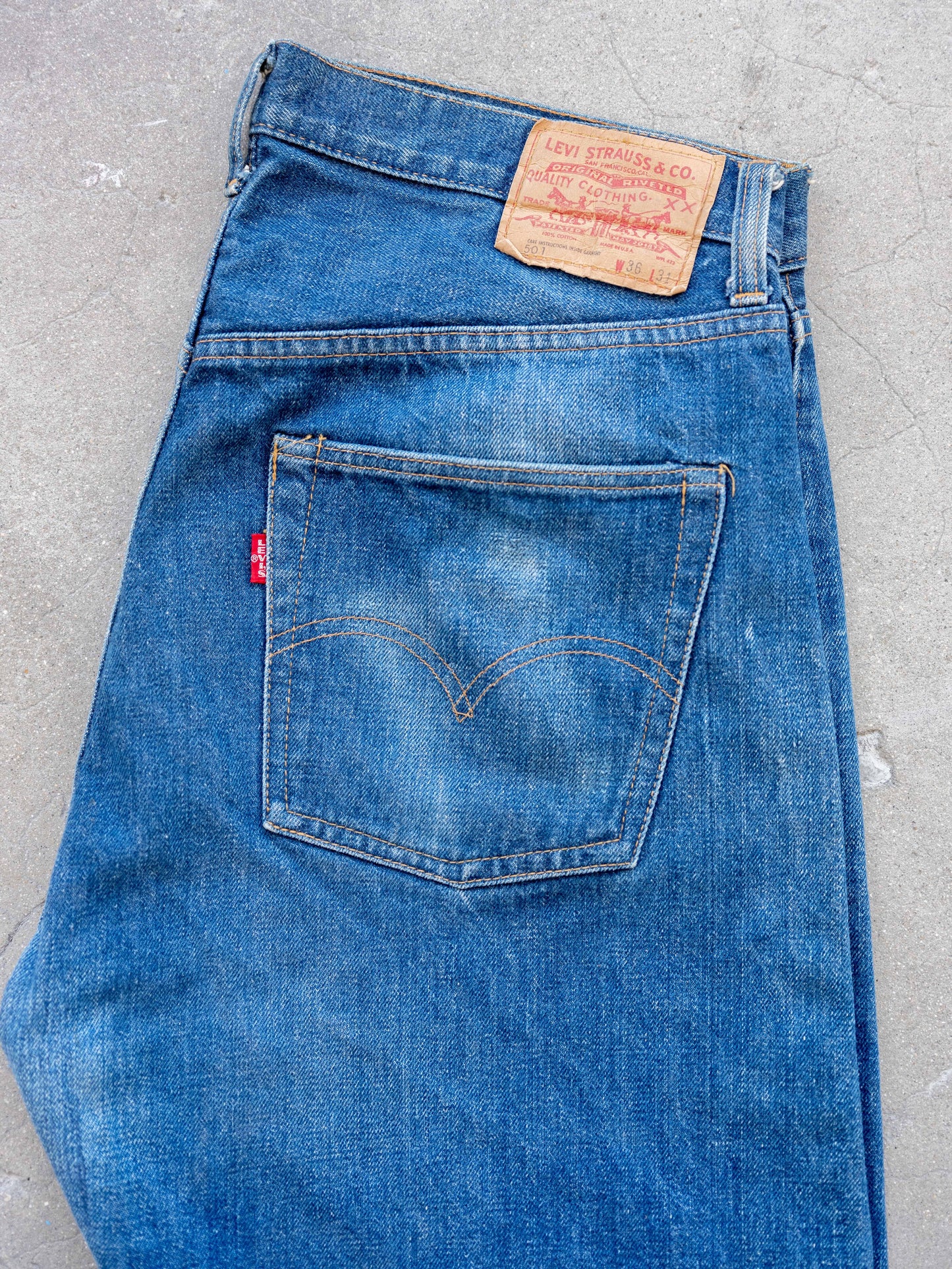 1960’s Big E 501s Dark Midwash 36W
