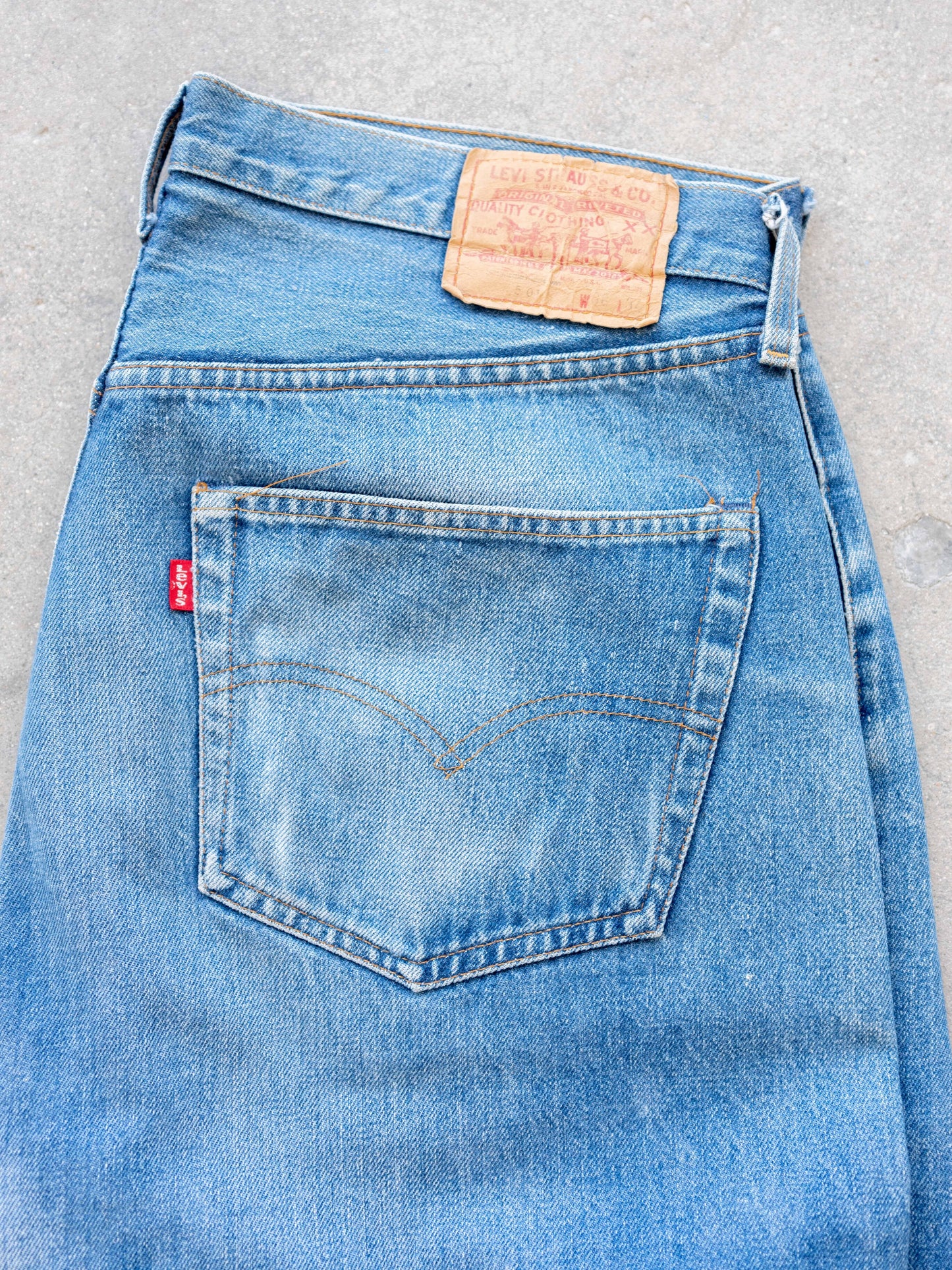 1970’s/1980’s Levi’s 501s Redlines in a Midwash 36W