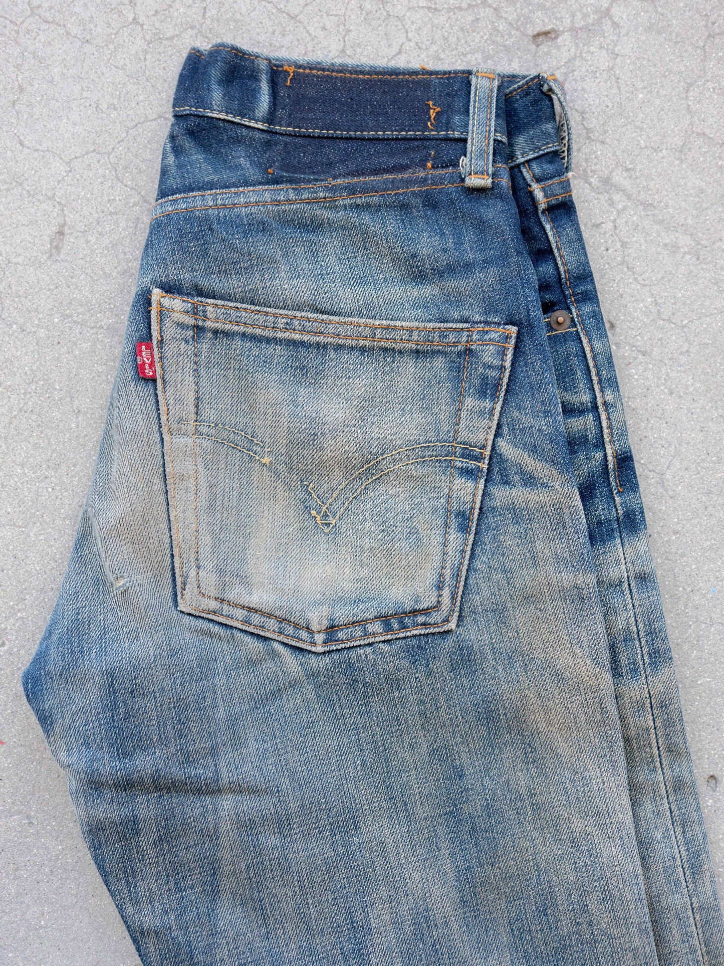 1990’s LVC Big E 501s with Crazy Wear 28W