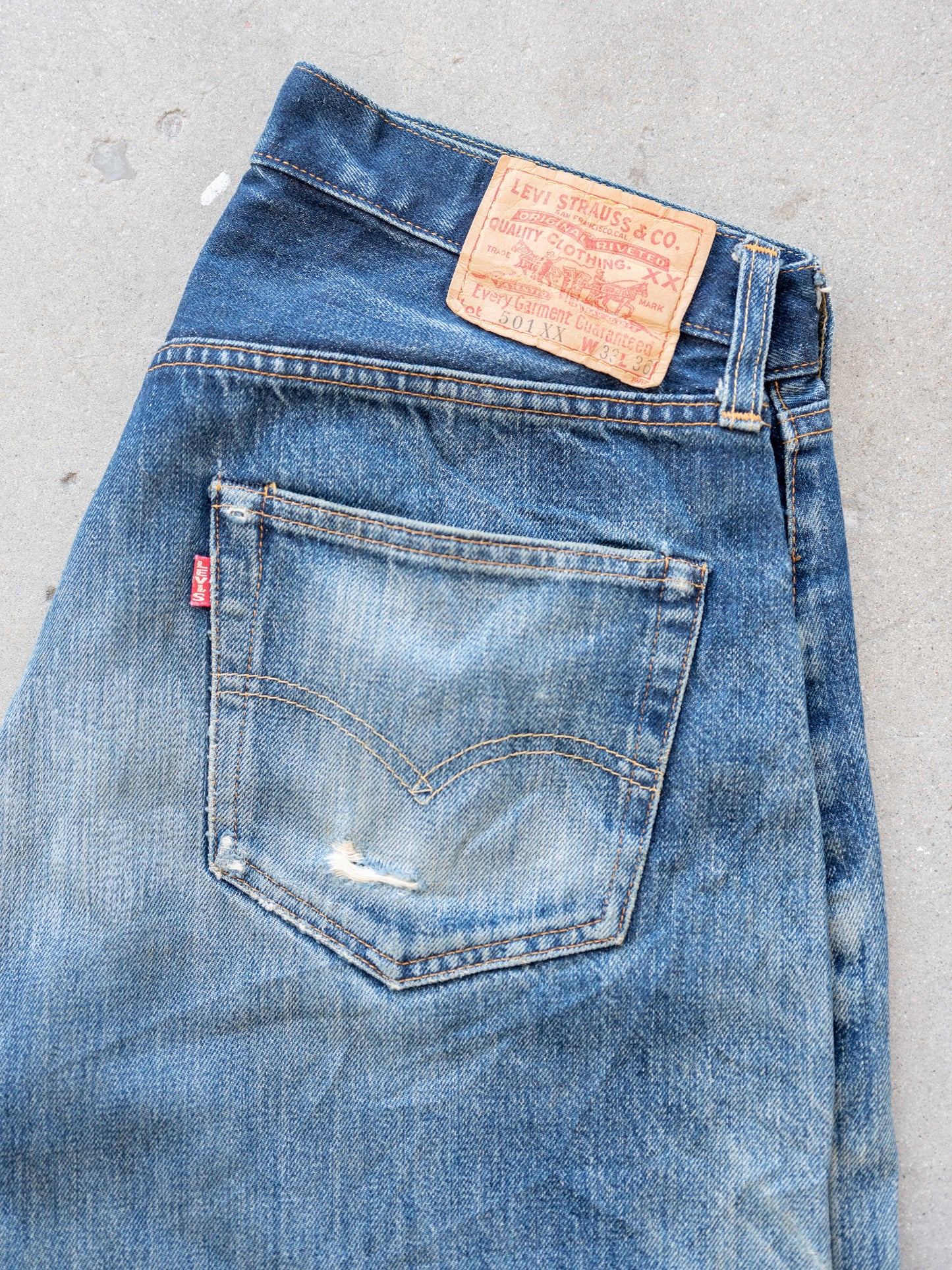 1990’s/2000’s LVC Big E 501xx with Great Wash 32W