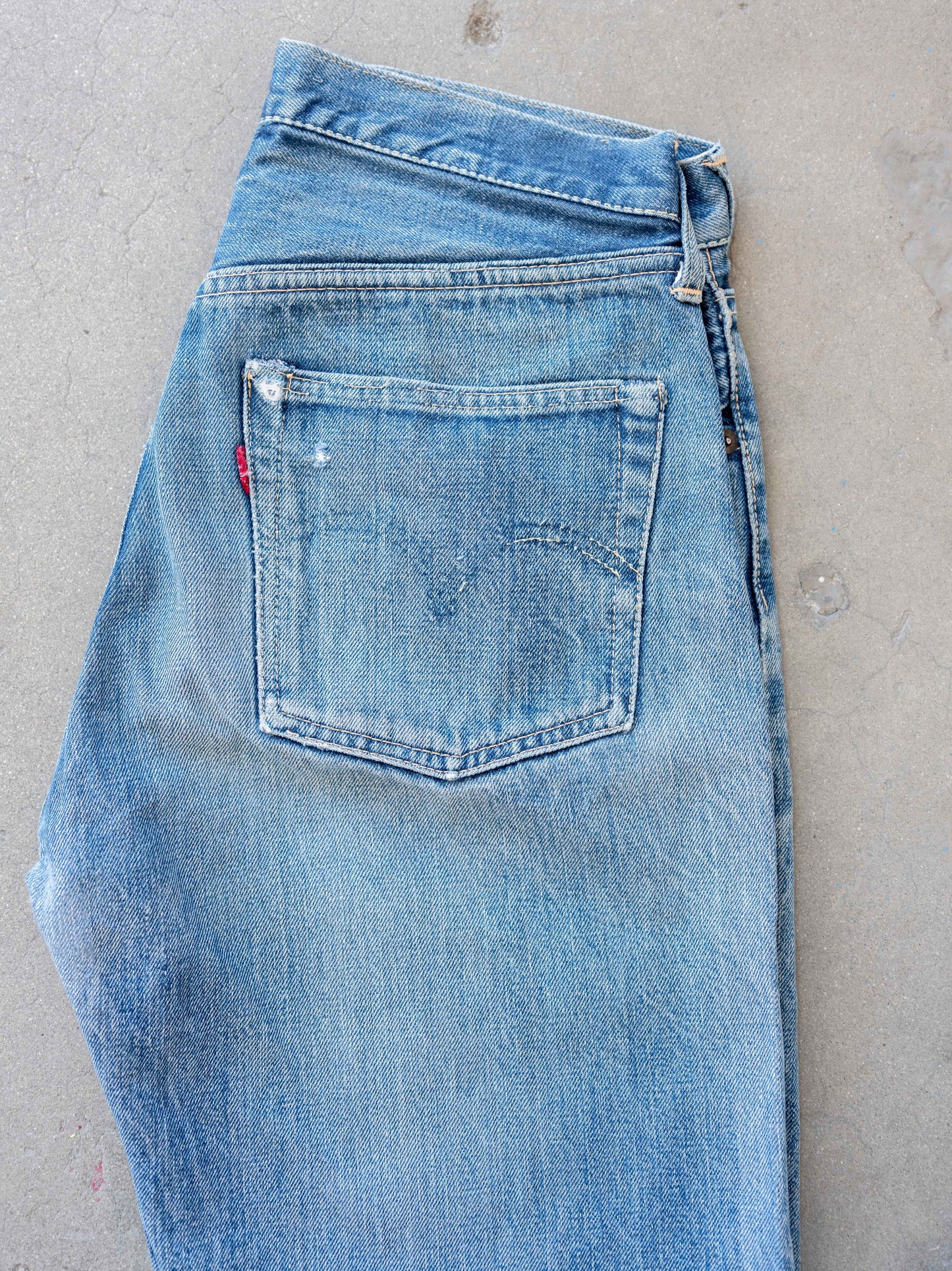 1960’s Levi’s Hidden Rivet 501s in Classic Wash 28W