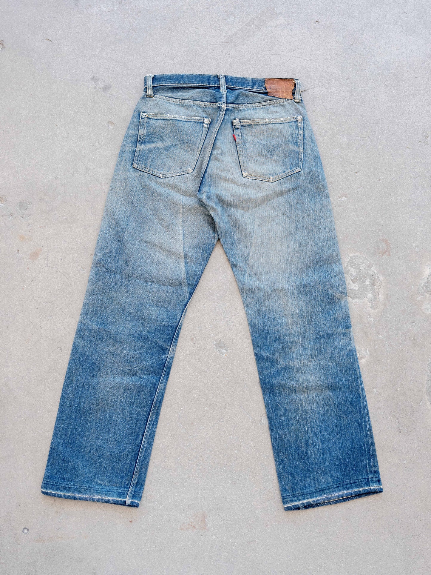 1950’s Levi’s 501XX Jerky Patch with Whiskering and Fading 31W