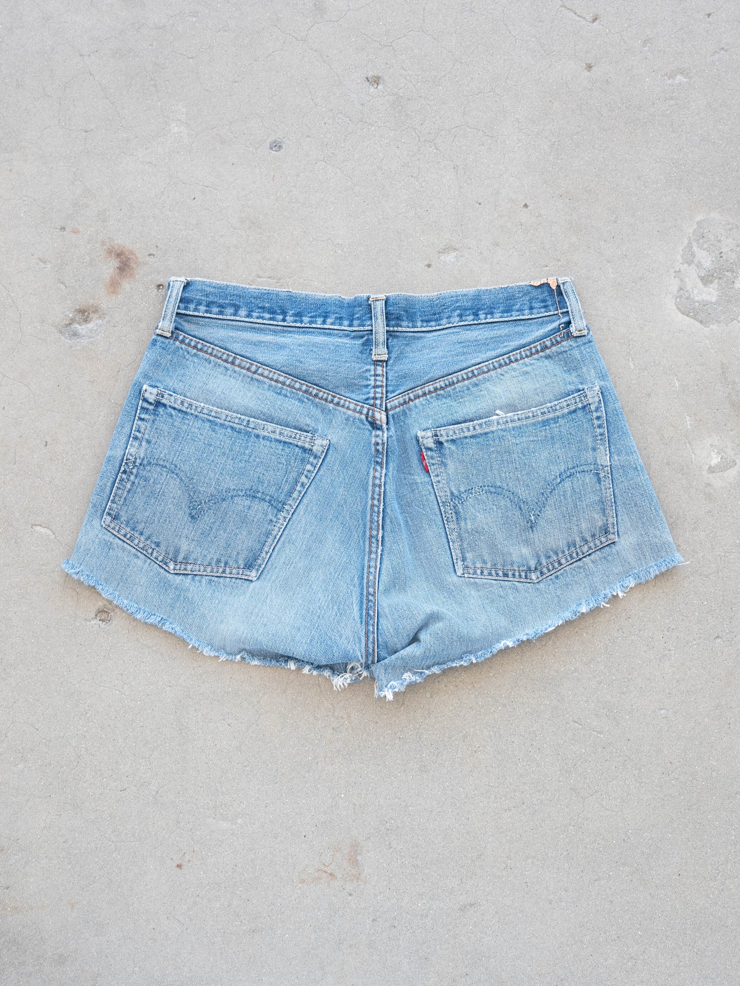 1960’s Levi’s Big E 501 Midwash Cutoff Shorts 31W