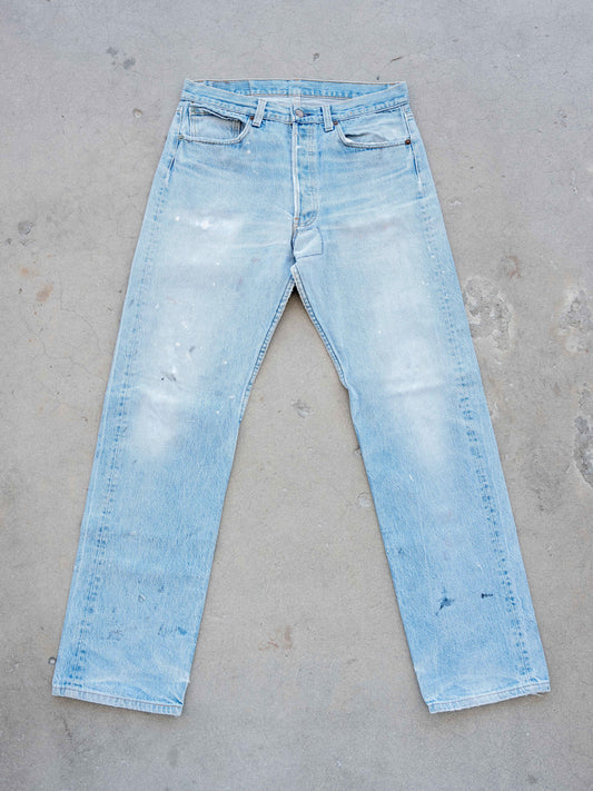 1980’s/1990’s Levi’s 501 Lightwash Painter Style 33W