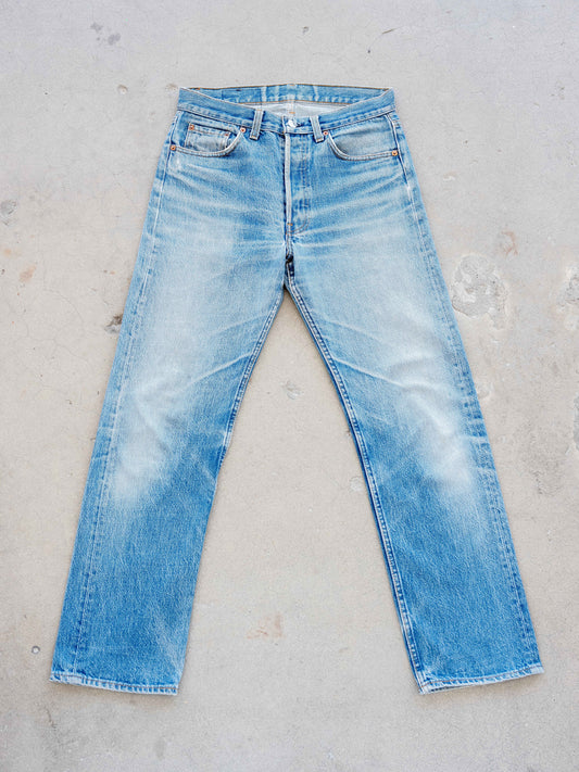 1980’s Levi’s 501 Midwash with Intense Whiskering 31W