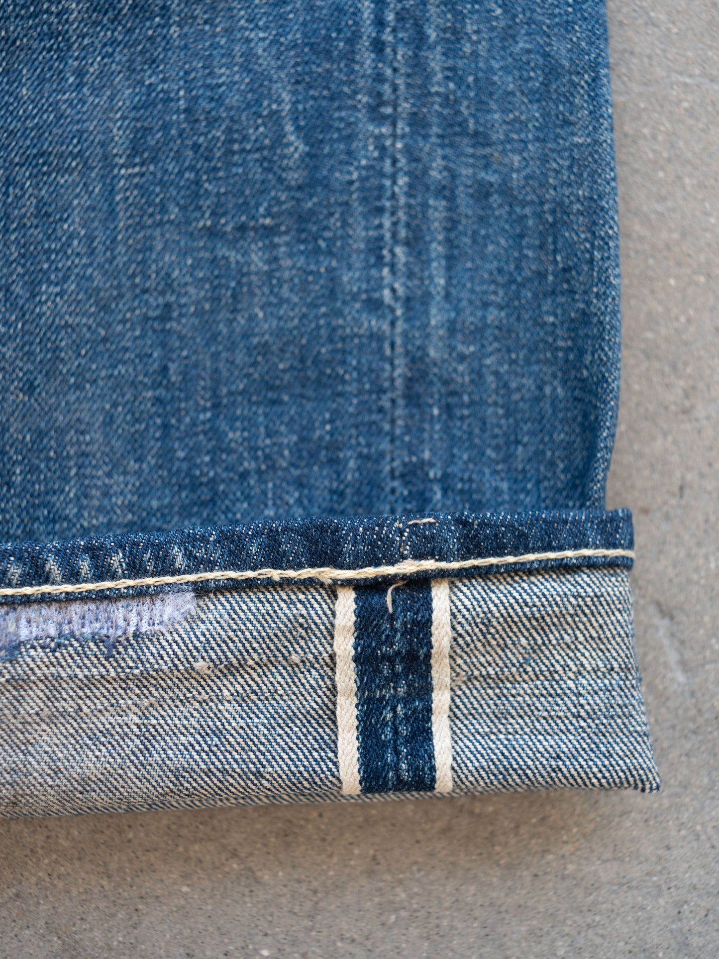 1950’s Levi’s 501XX Jerky Patch with Whiskering and Fading 31W