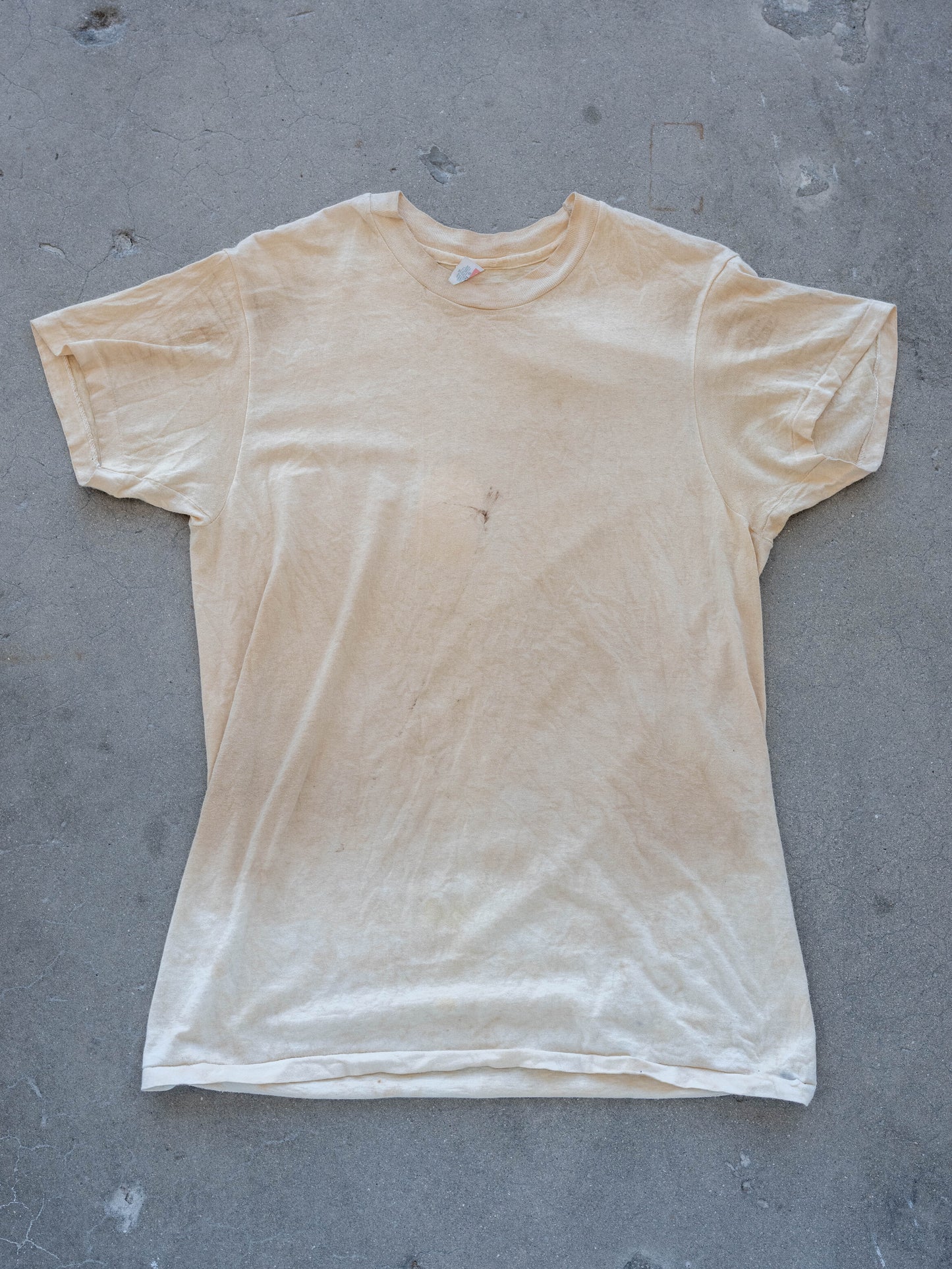 1980’s/1990’s All Cotton Super Dirty “White” Blank