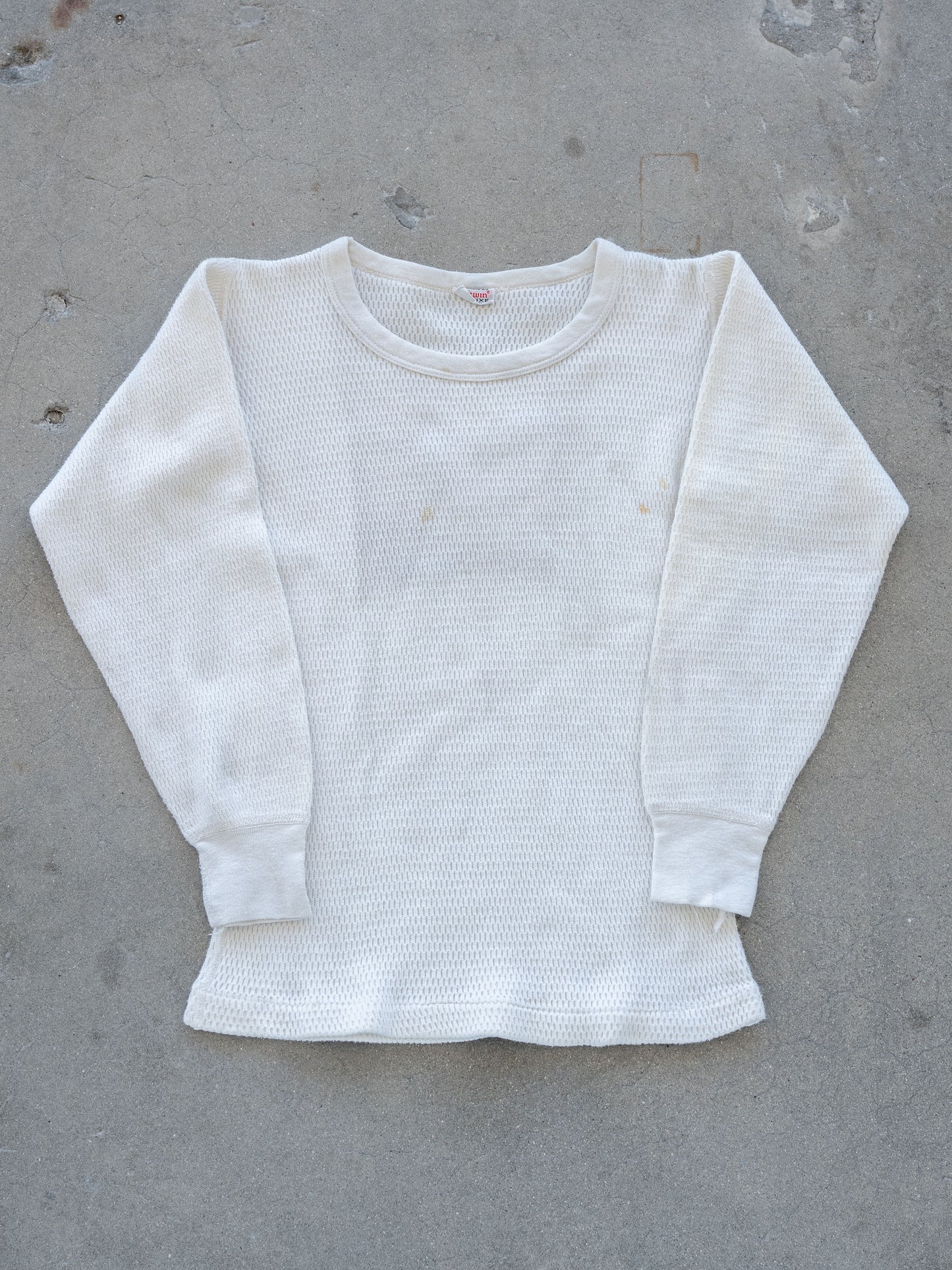 1960’s All Cotton Waffleknit Thermal