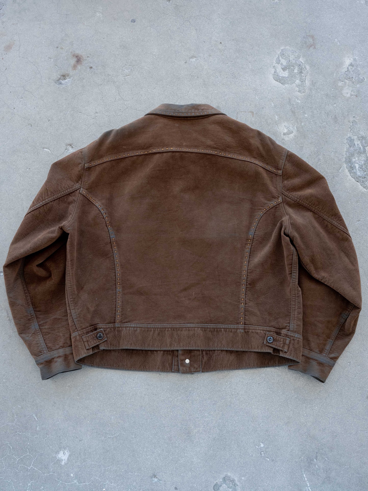 1970’s Lee Suede Two Pocket Jacket Size 48/50