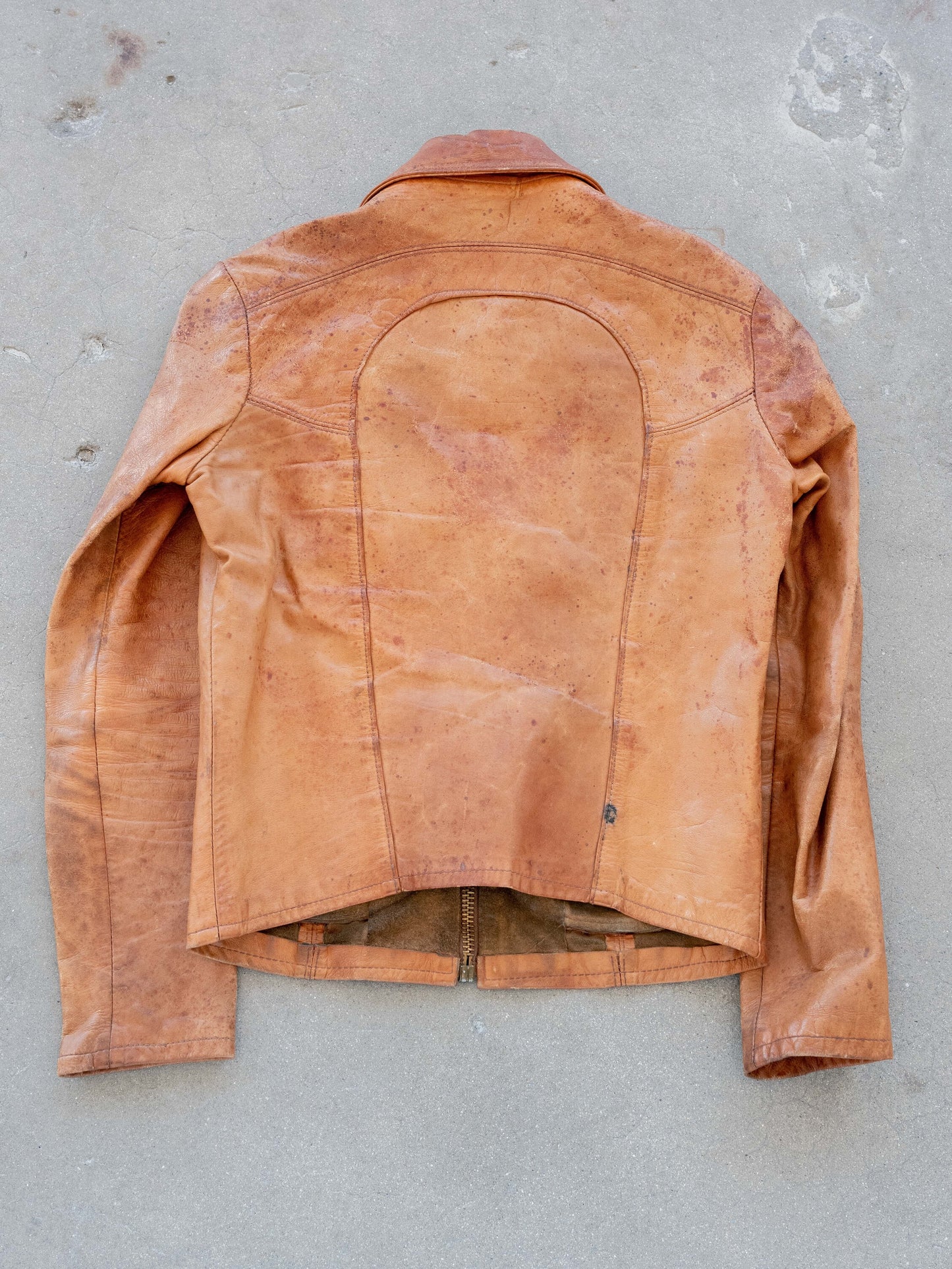 1960’s East West Musical Instruments Leather Femme Jacket with Wear